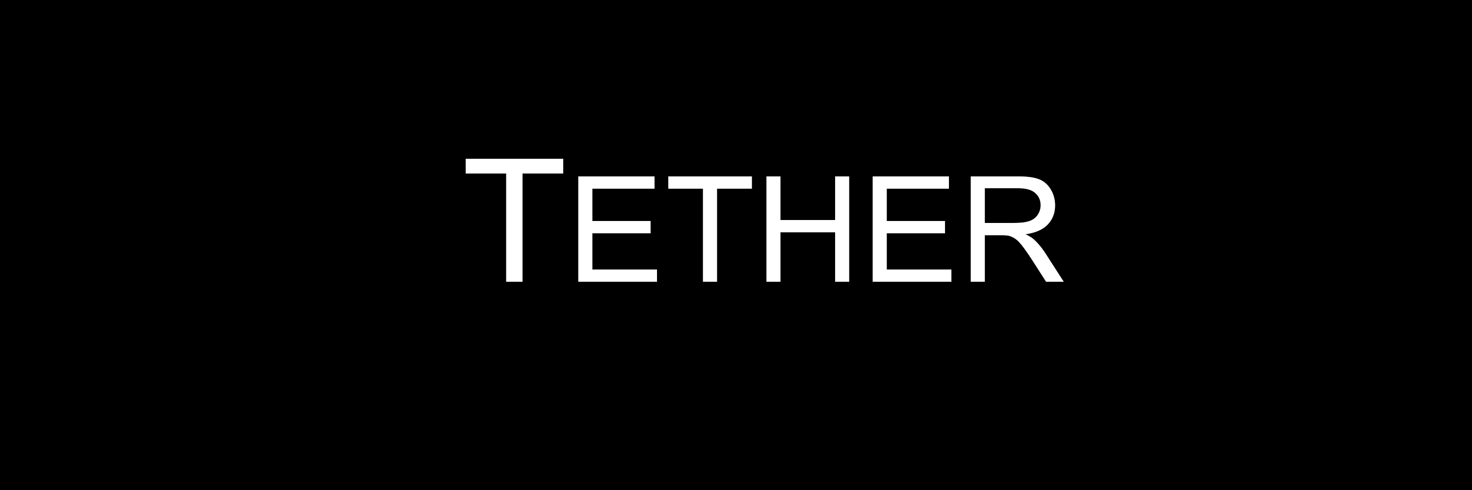 Tether Black4(Arial)